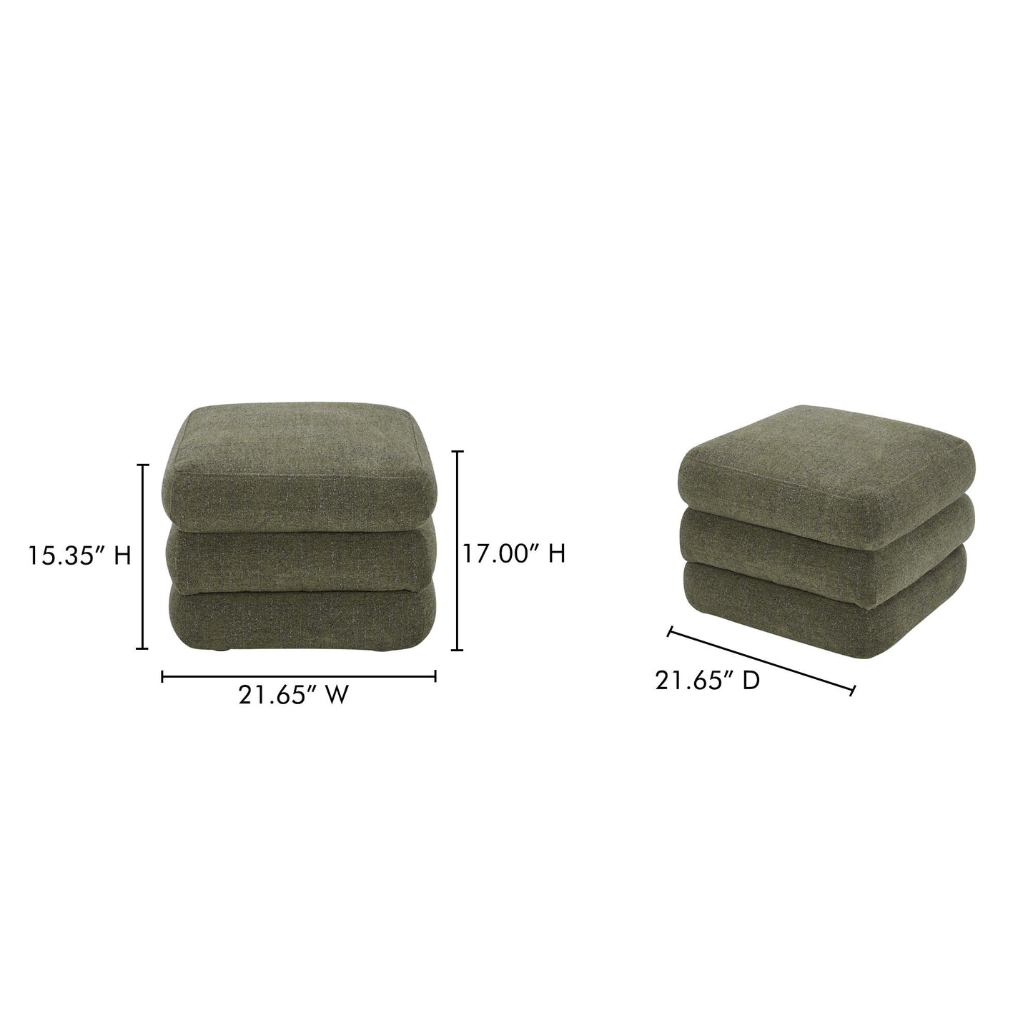 Lowtide - Stool - Shadowed Green