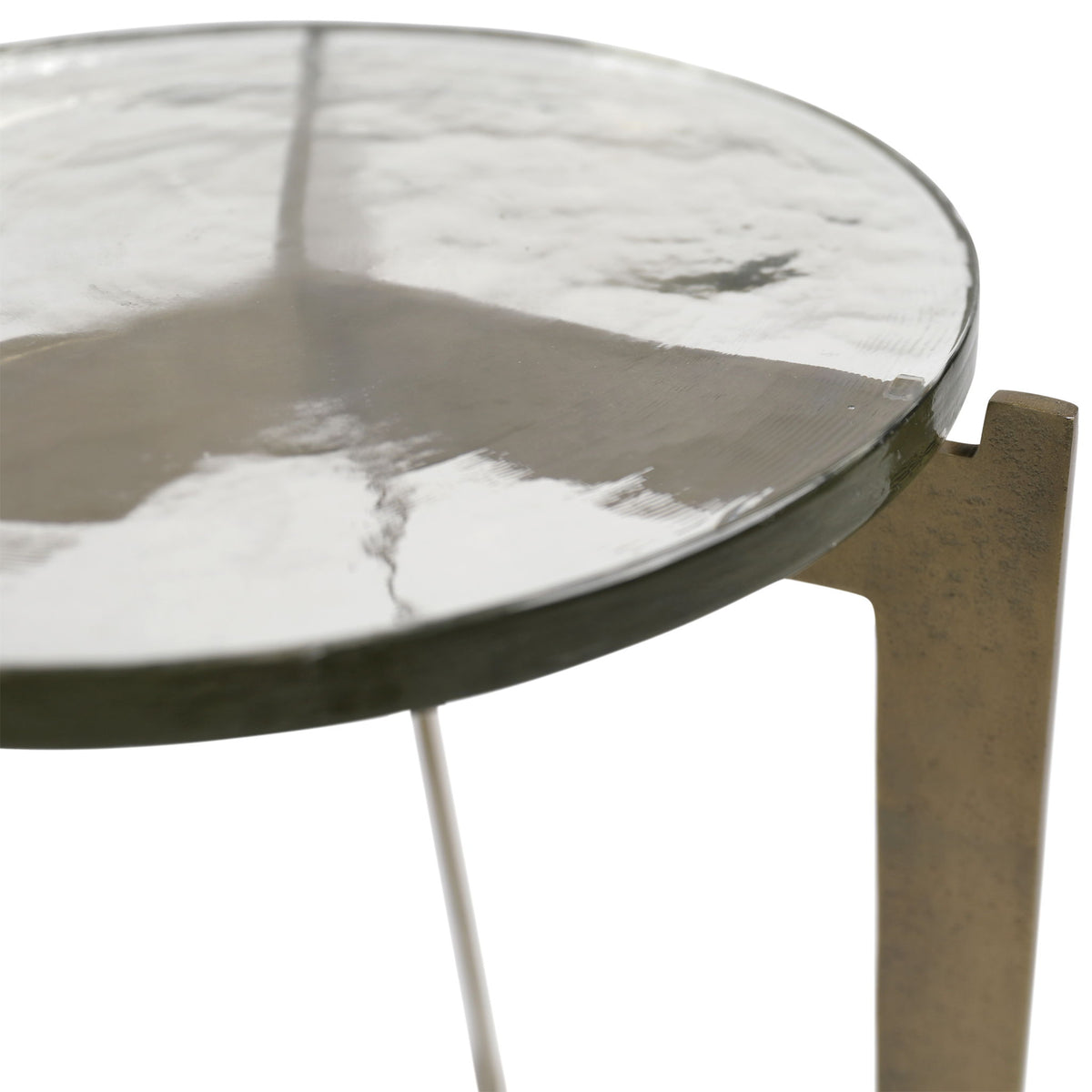 Aida - Side Table - Antique Brass