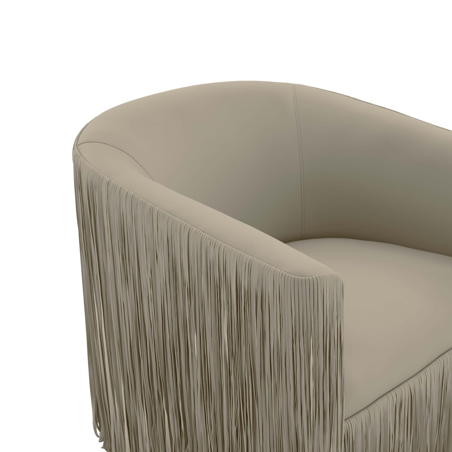 Shag Me - Vegan Leather Swivel Chair