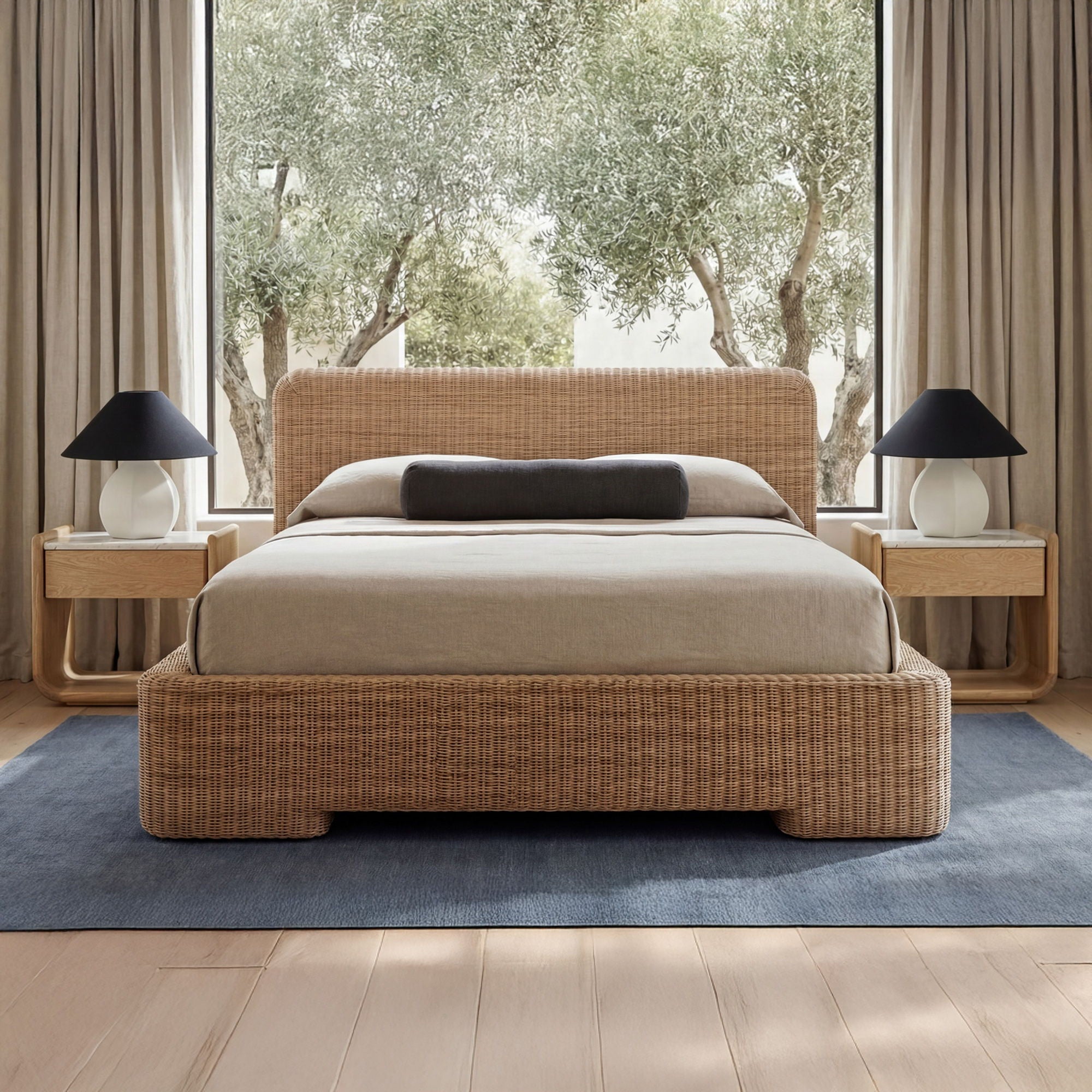Claudia - Queen Bed - Natural