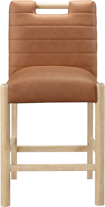 Aimee - Counter Stool - Light Brown Legs