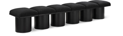 Pavilion - 6 Piece Modular Bench With Black Base