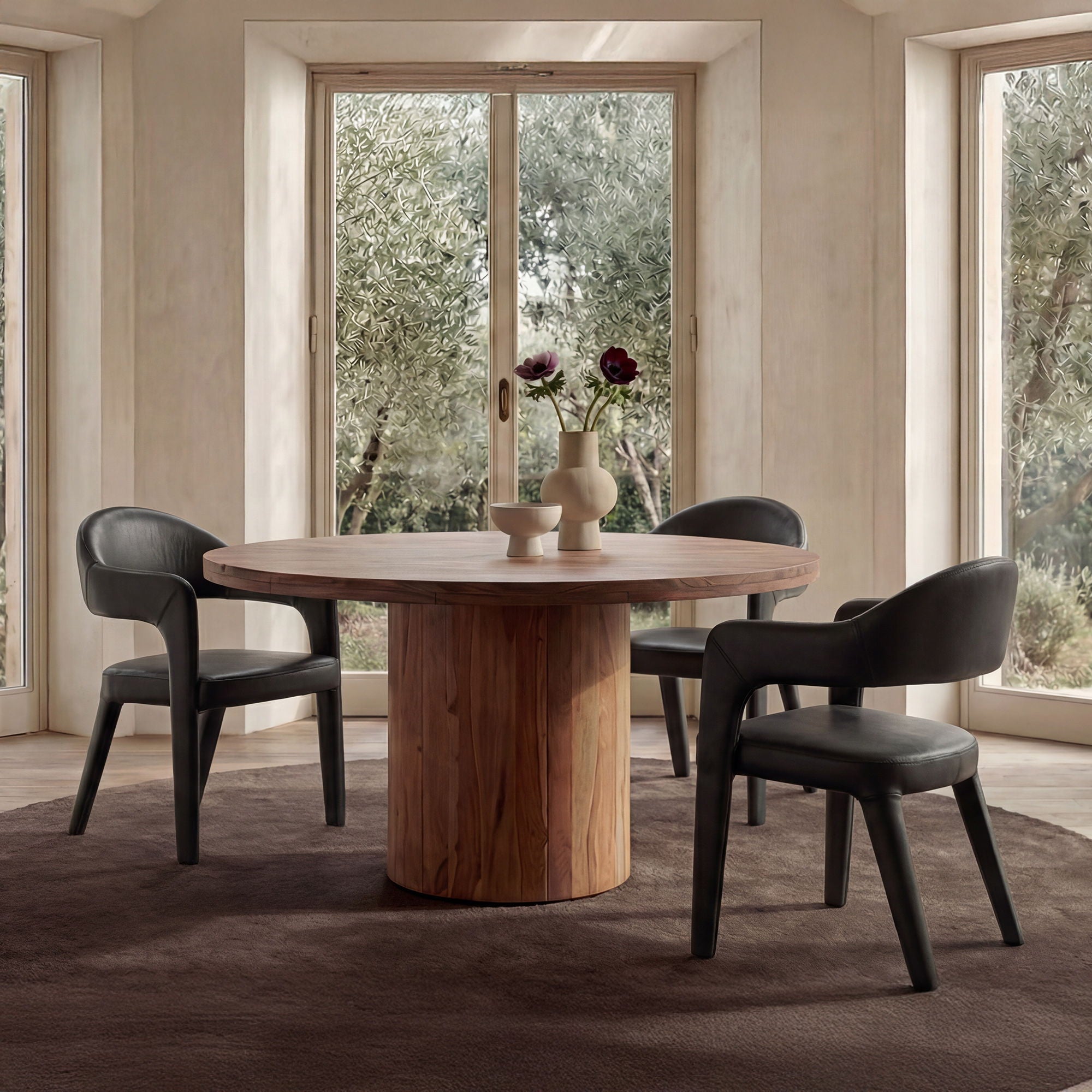 Martens - Dining Chair Leather - Black