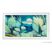Samsung - 85" The Frame Customizable Bezel - White