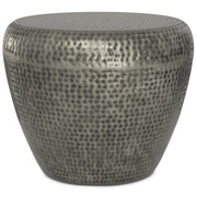 Preston - Metal Side Table - Silver
