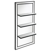 Cardinal - 3 Shelf Wall Mirror - Silver