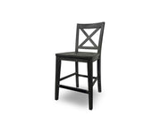 Briarwood - X-Back Counter Height Chair (Set of 2) - Sable