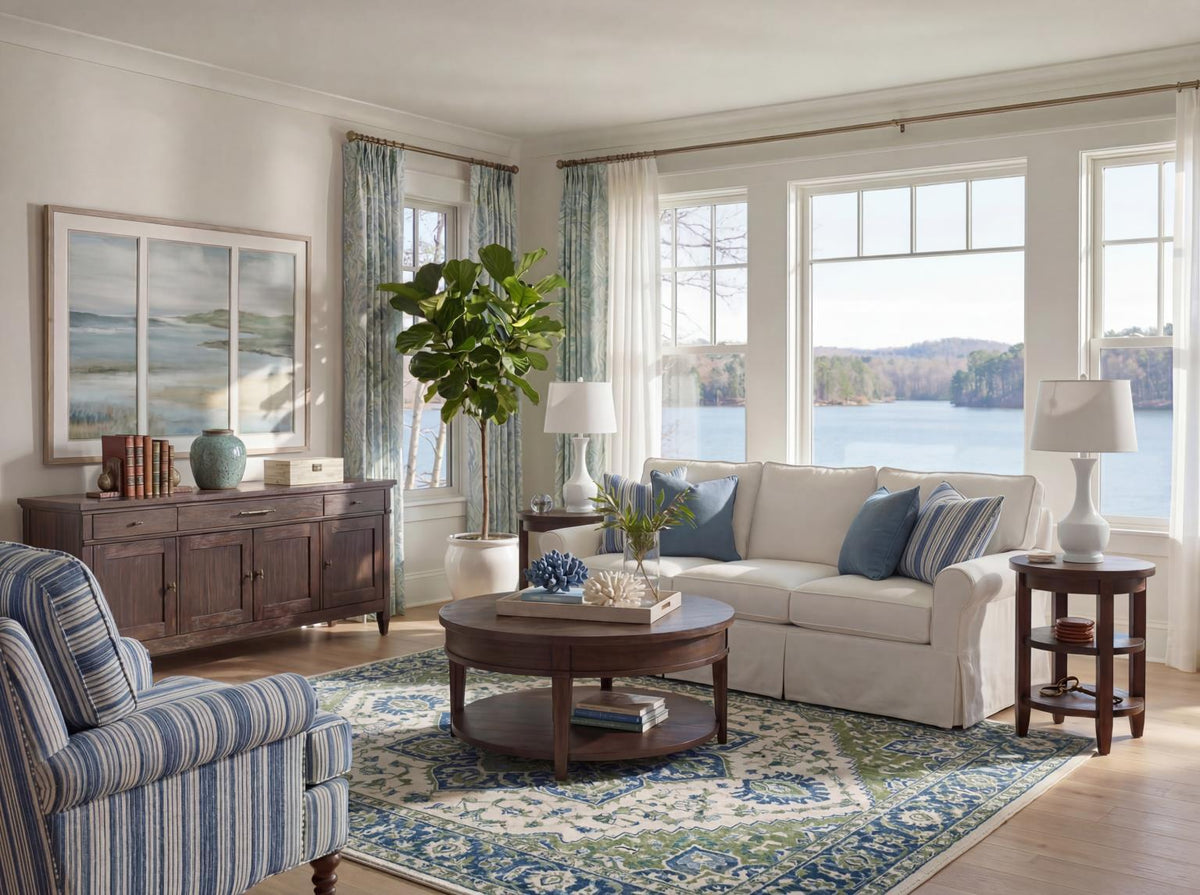 Reflections - Round End Table - Dark Roast