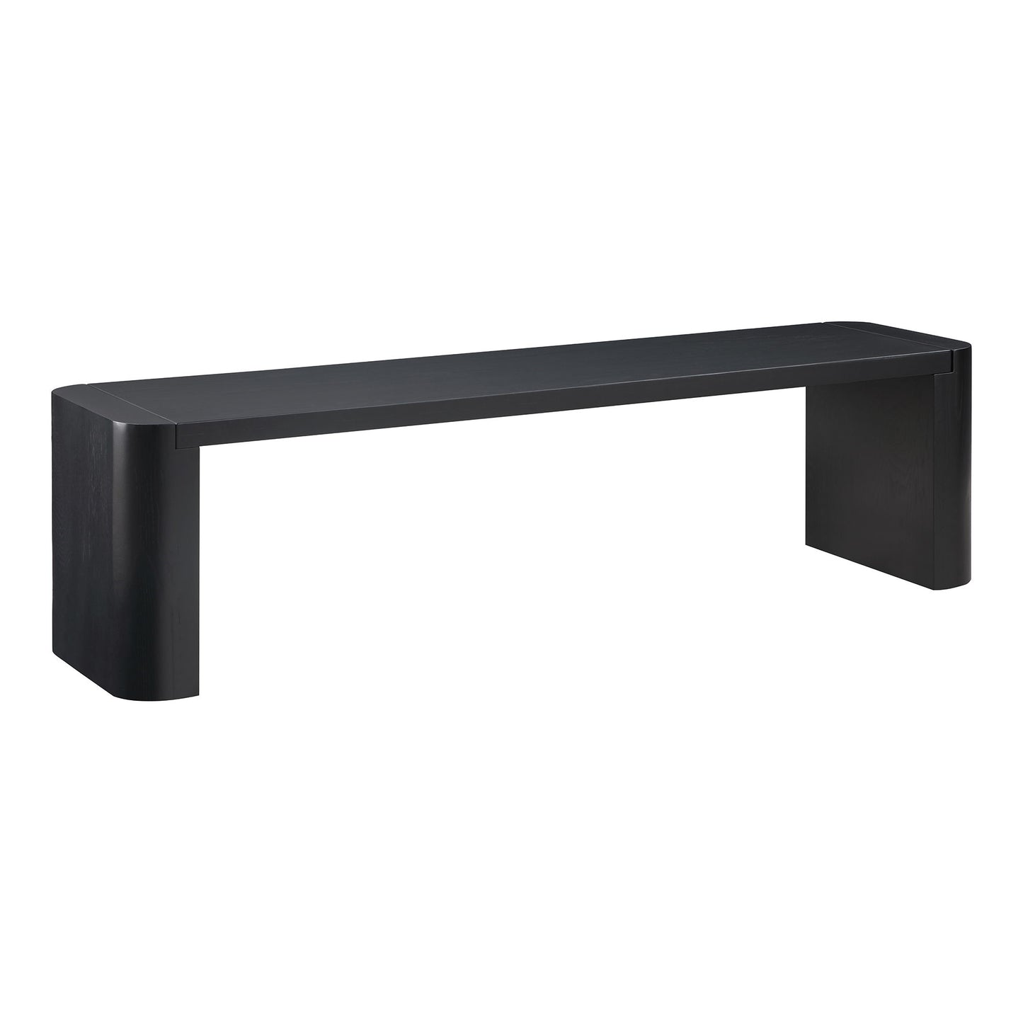 Post - Small Dining Bench - Black Oak