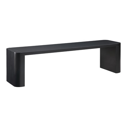 Post - Small Dining Bench - Black Oak