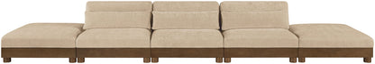 Turin - Fabric Upholstered 5 Piece Modular Sectional