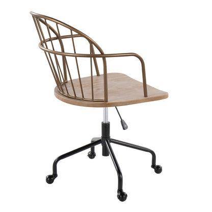 Riley - Farmhouse Adjustable Office Chair