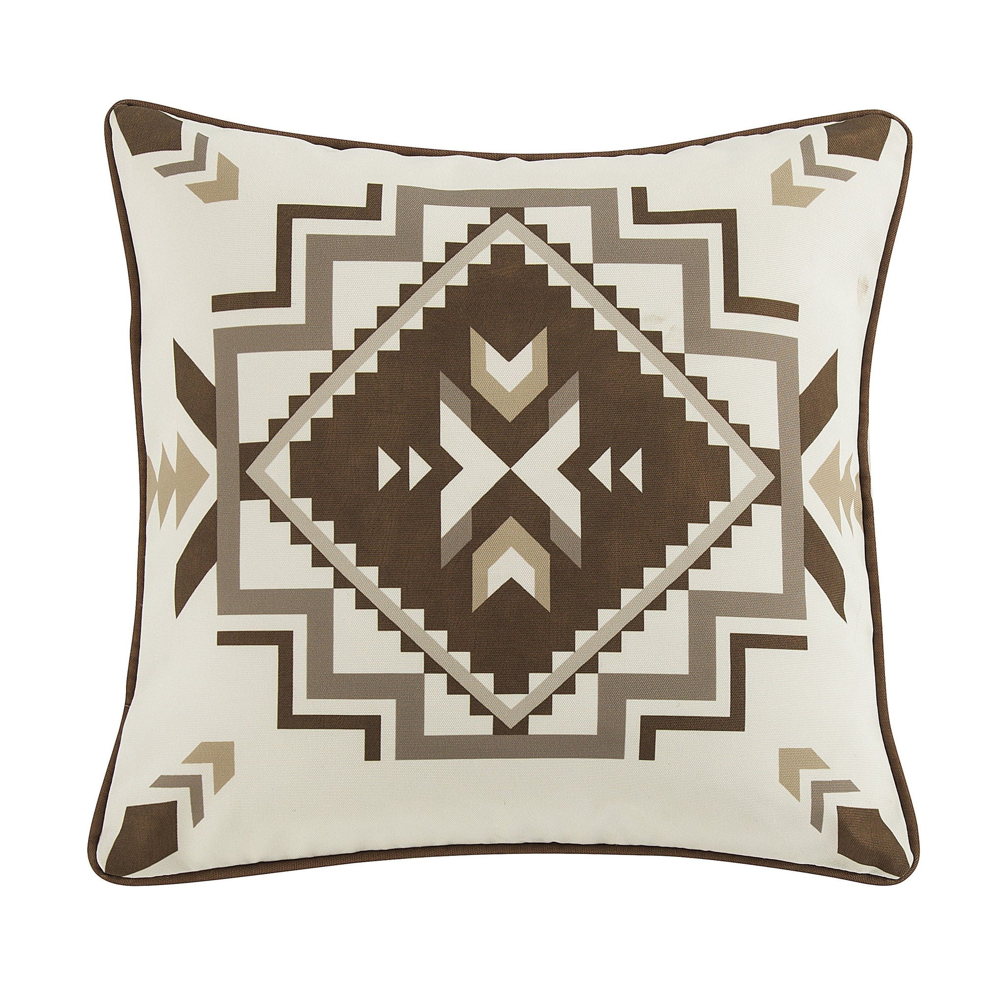 Outdoor Pillow - Dakota Indoor/Outdoor Pillow - Brown