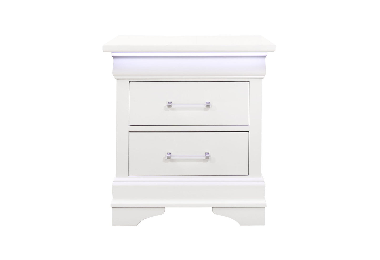 Charlie - 4 Piece Twin Bedroom Set (Twin Bed, Dresser, Mirror And Nightstand) - White