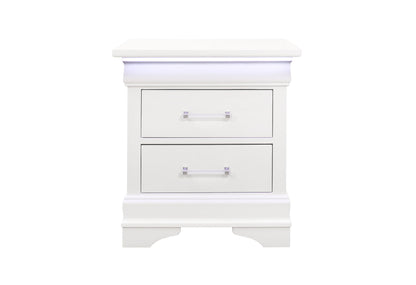 Charlie - 4 Piece Twin Bedroom Set (Twin Bed, Dresser, Mirror And Nightstand) - White