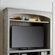 Heartland - Entertainment Hutch - Antique White / Tobacco Tops
