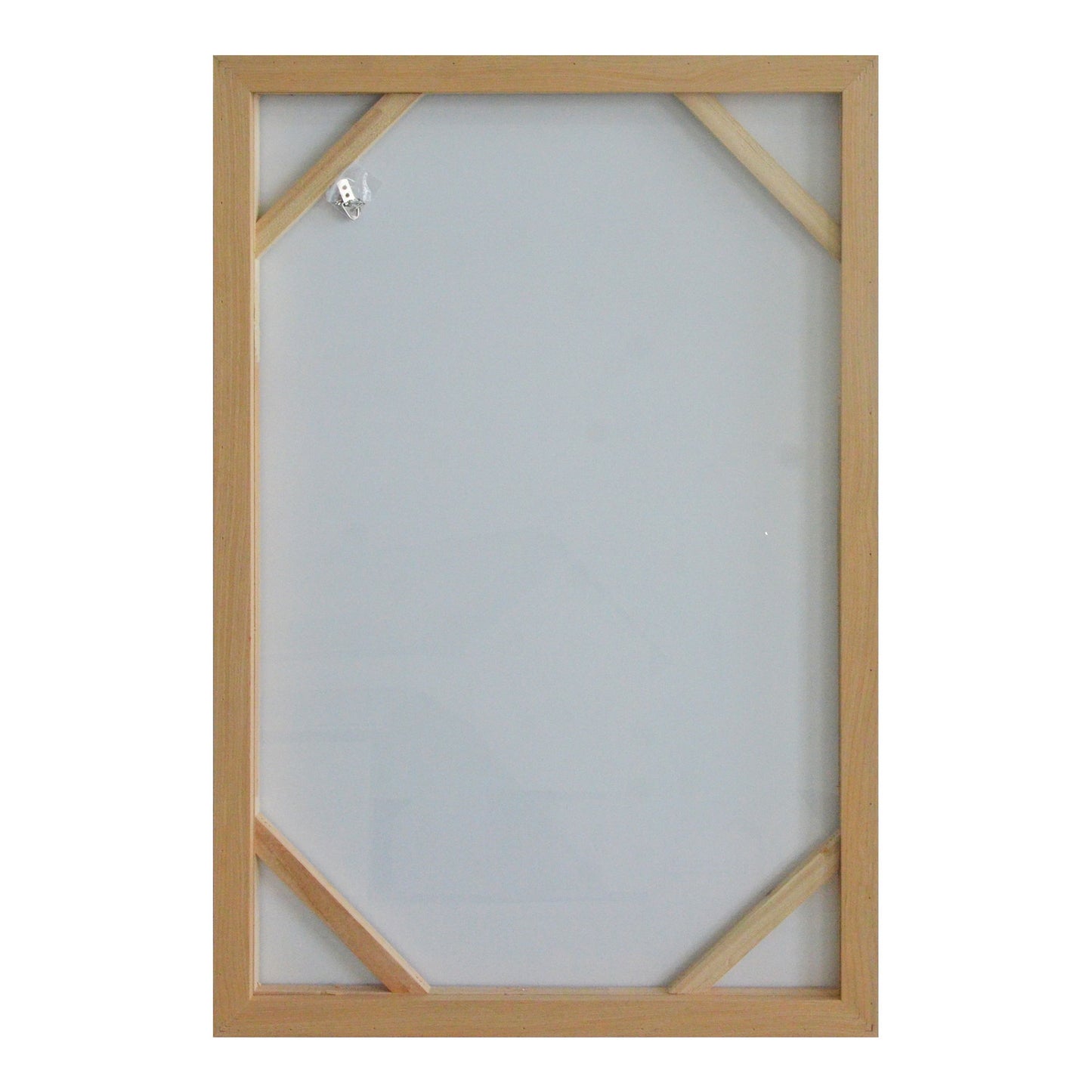 Gable - Framed Painting - Light Blue