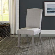 Palmetto Heights - Upholstered Side Chair - Shell White & Driftwood