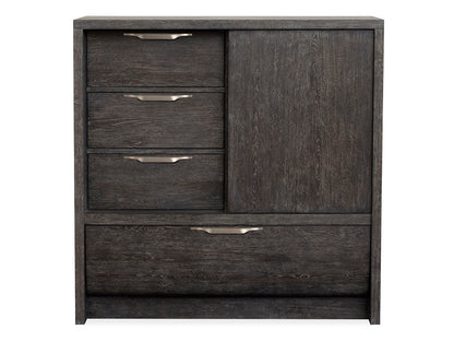 Kinsley - Sliding Door Chest - Black Heron