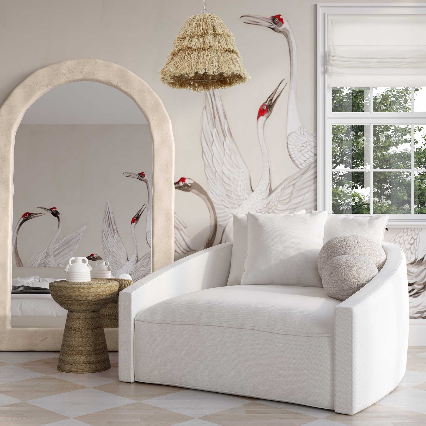 Hanim - Linen Daybed - Cream