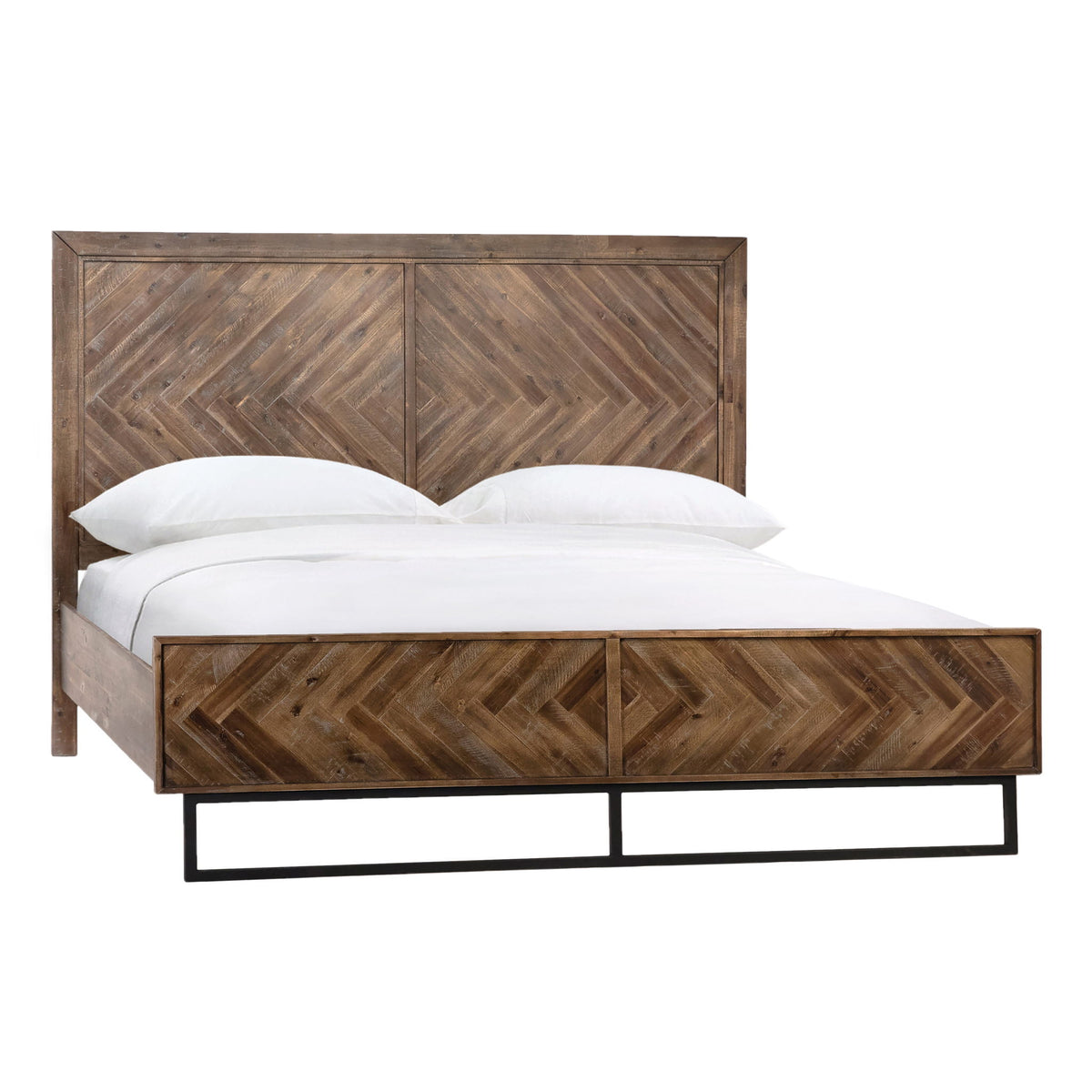 Holbrook - King Bed - Antique Medium Brown And Black
