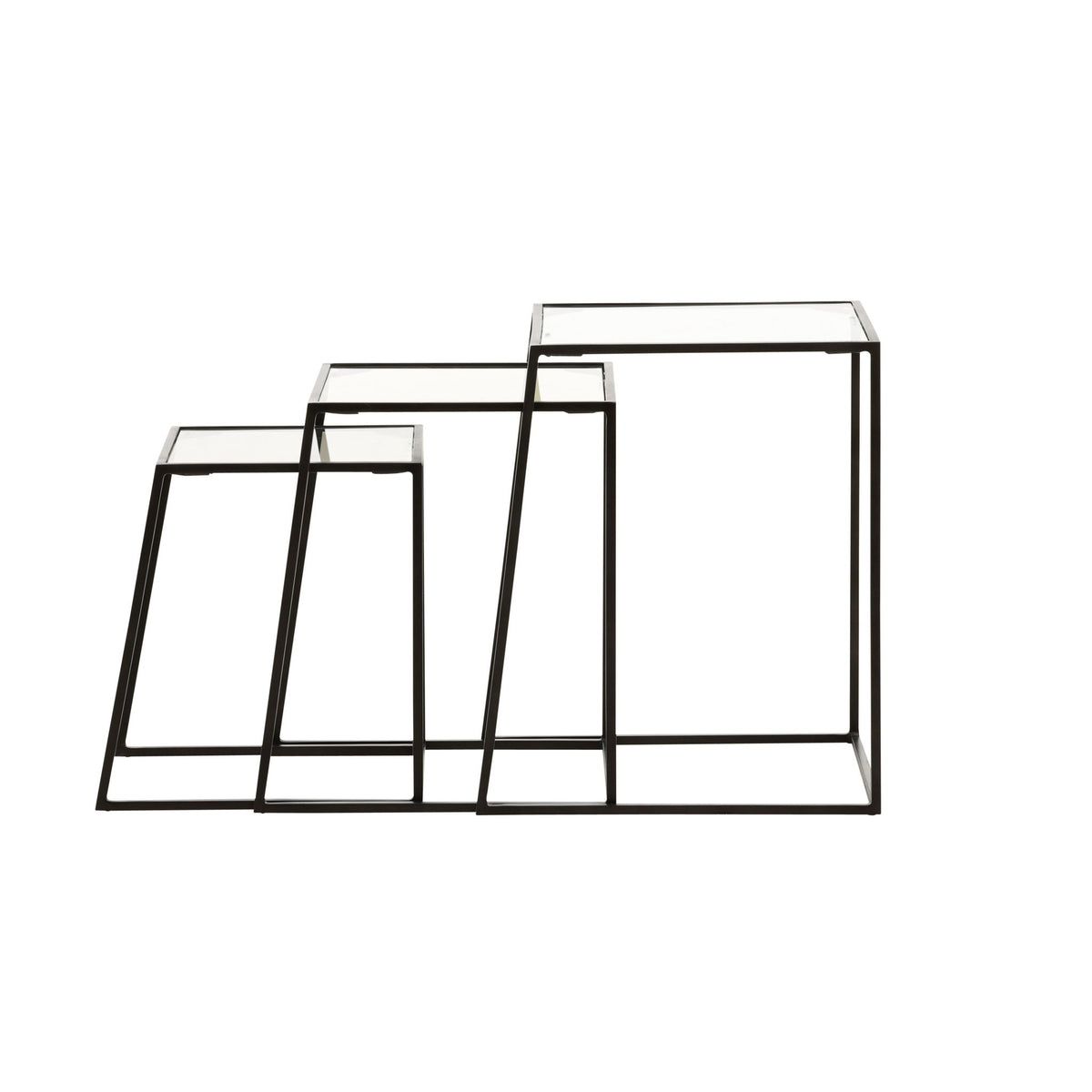 Eliska - Nesting Tables (Set of 3) - Black