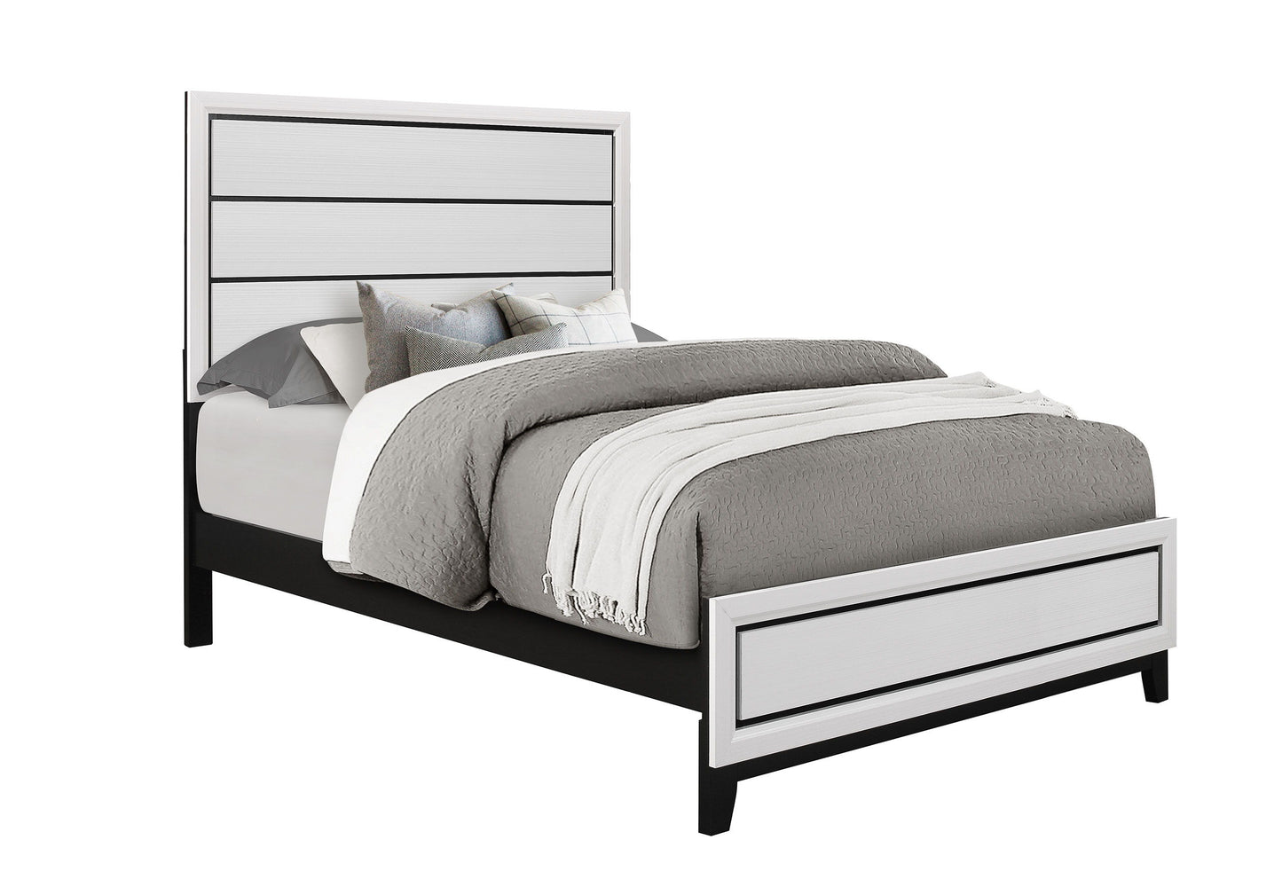 Kate - 5 Piece Full Bedroom Set - White