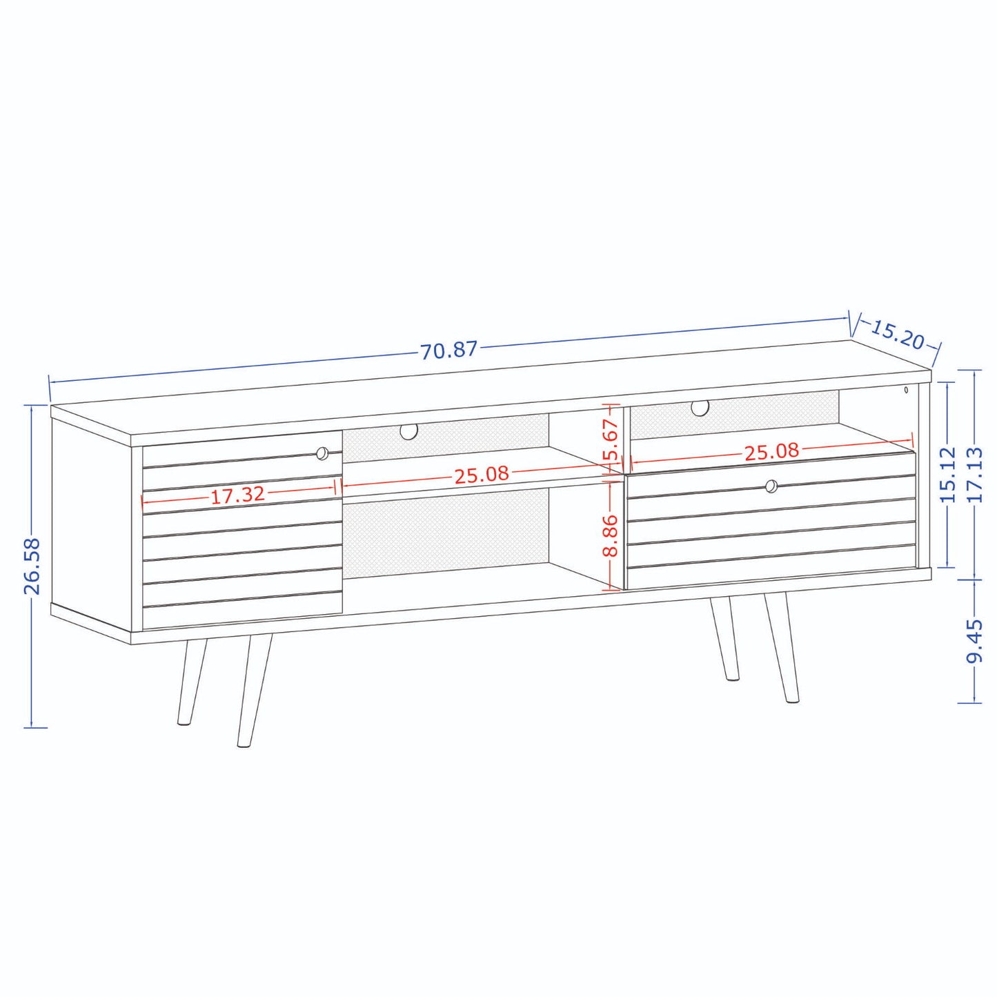 Liberty - Modern Media TV Stand