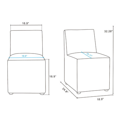 Anna - Square Dining Chair