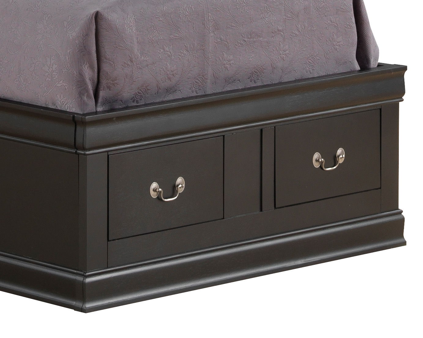 Glory Furniture - Louis Phillipe - Bookcase Storage Bed