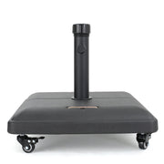 Wheelie - Stylish Square Umbrella Base With Stainless Steel Pole Handle