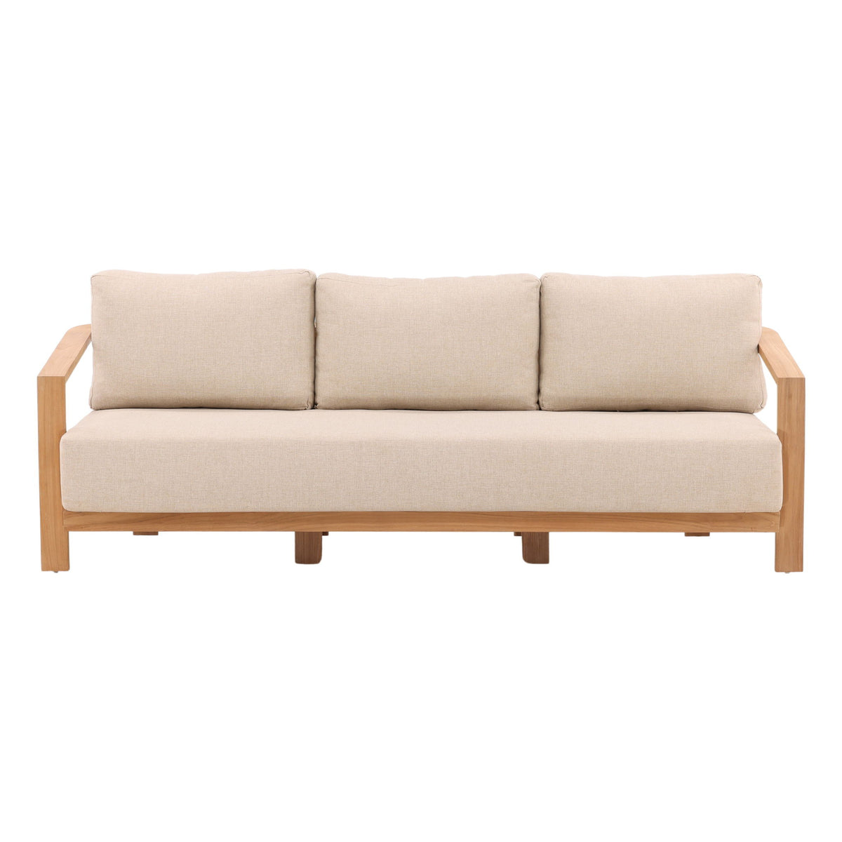 Redford - Outdoor Sofa - Sand And Natural