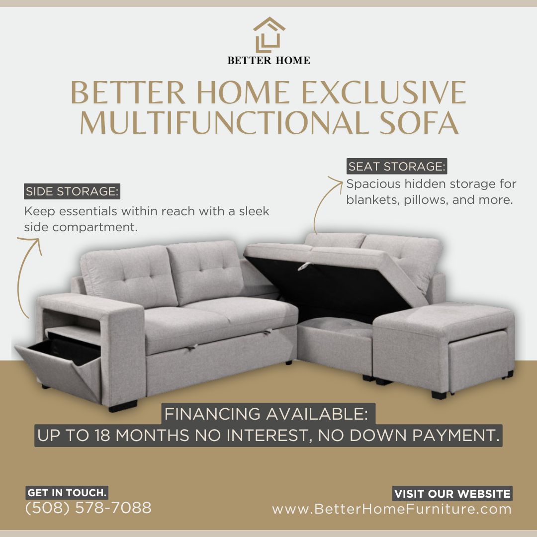 Velar Sectional Bed with Chaise and Storage