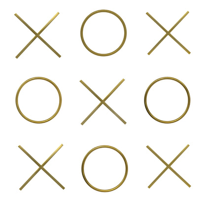XOXO - Steel Wall Decor - Yellow
