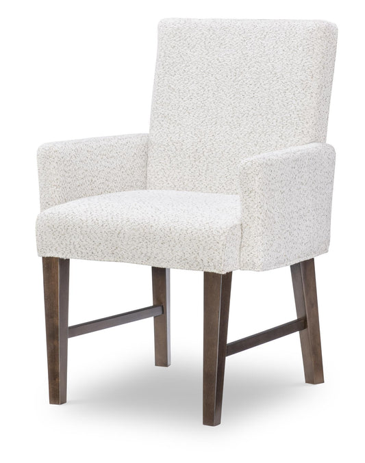 Architect - Upholstered Host Arm Chair (Set of 2) - Onyx