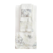 Rosaline - Linen Towel Set (Set of 3) - White
