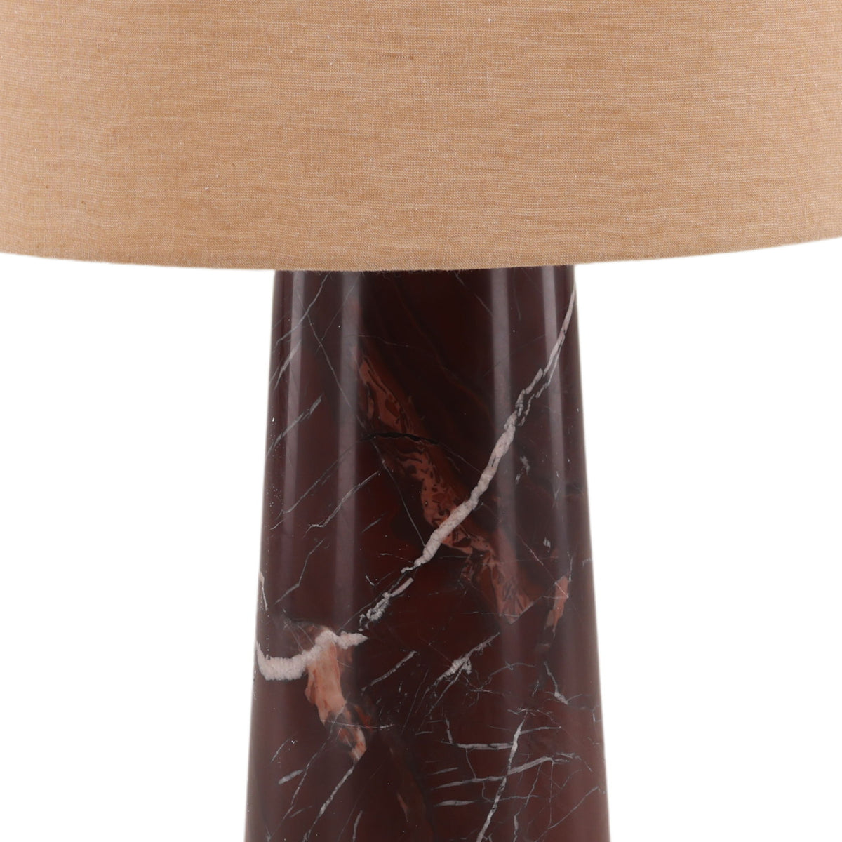 Cresswell - Table Lamp - Red And Beige