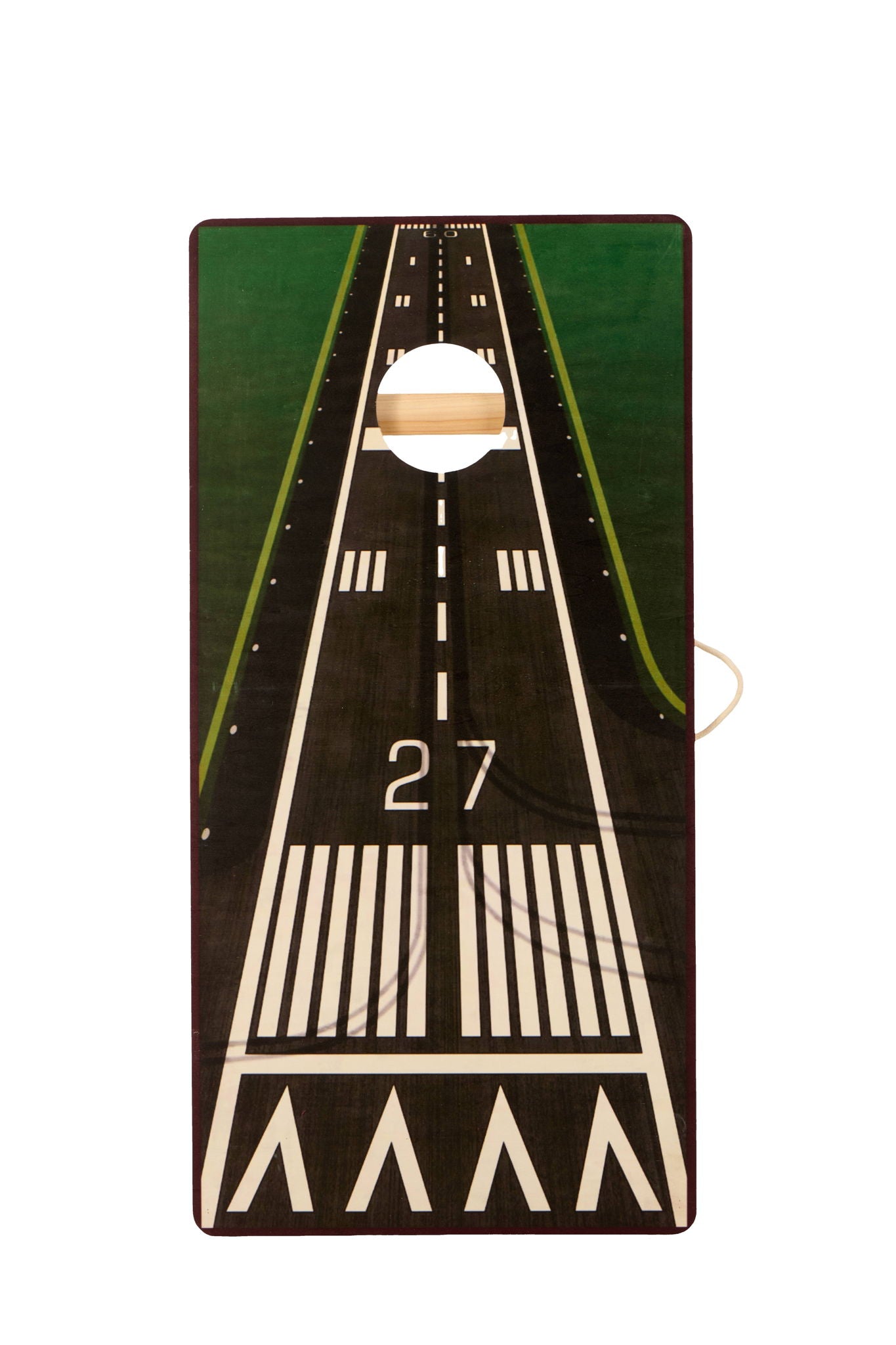 4X2 Ft Large Size Cornhole Board (Set of 2), Outdoor Game Board Set With 8 Bean Bags, Perfect For Lawn, Backyard, Beach, Park - White / Green