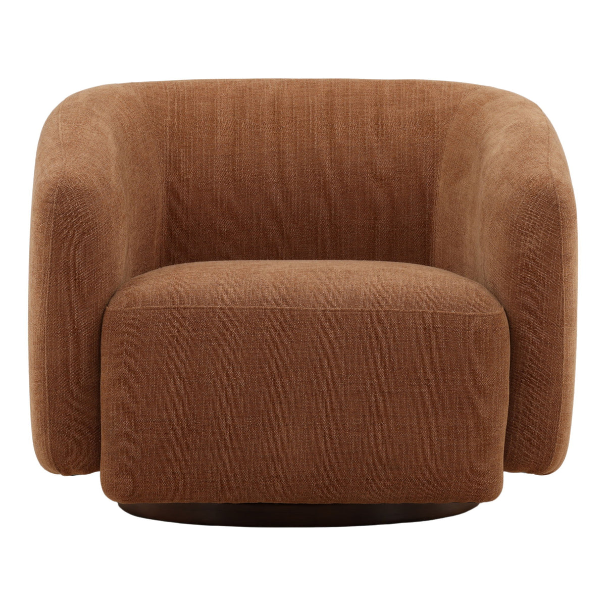 Fawn - Swivel Chair - Rust And Walnut