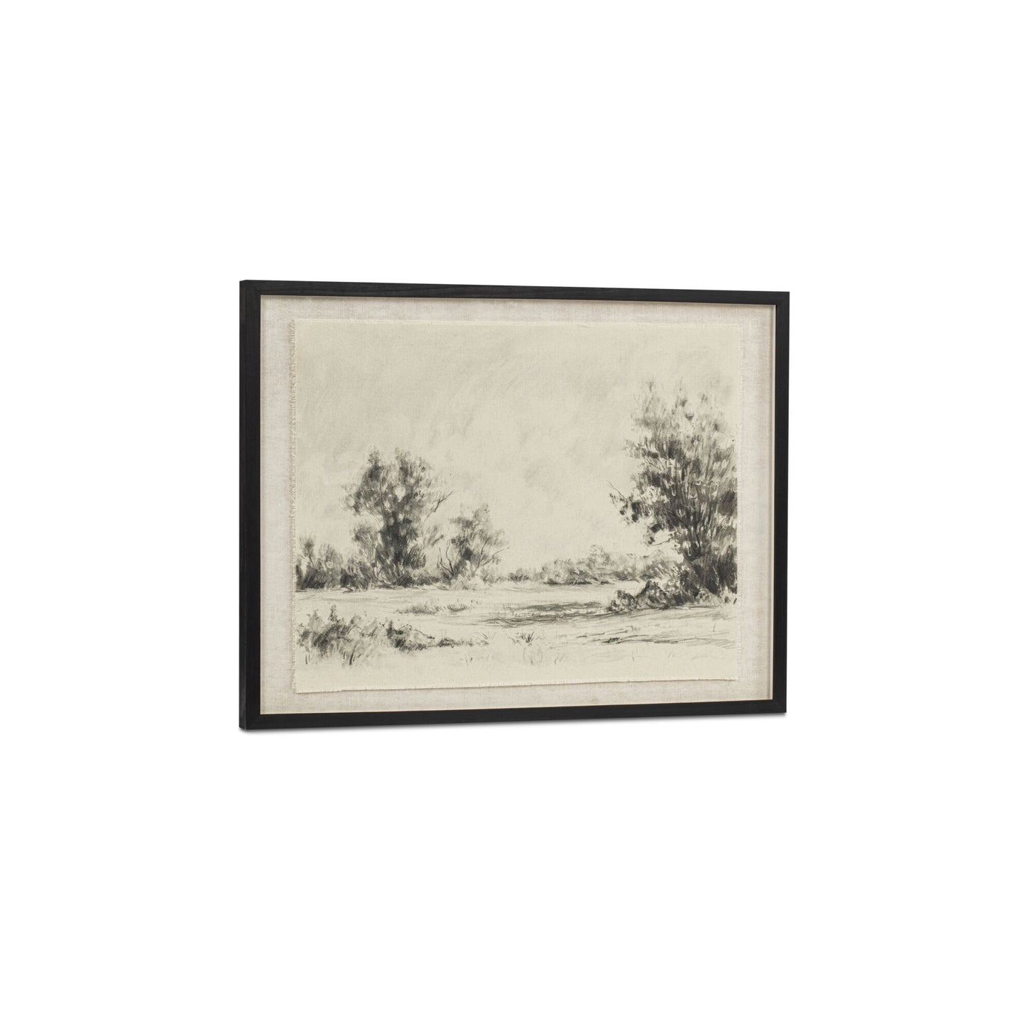 Briar - Framed Print On Linen - Multicolor