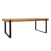 Burke - Dining Table - Natural And Black