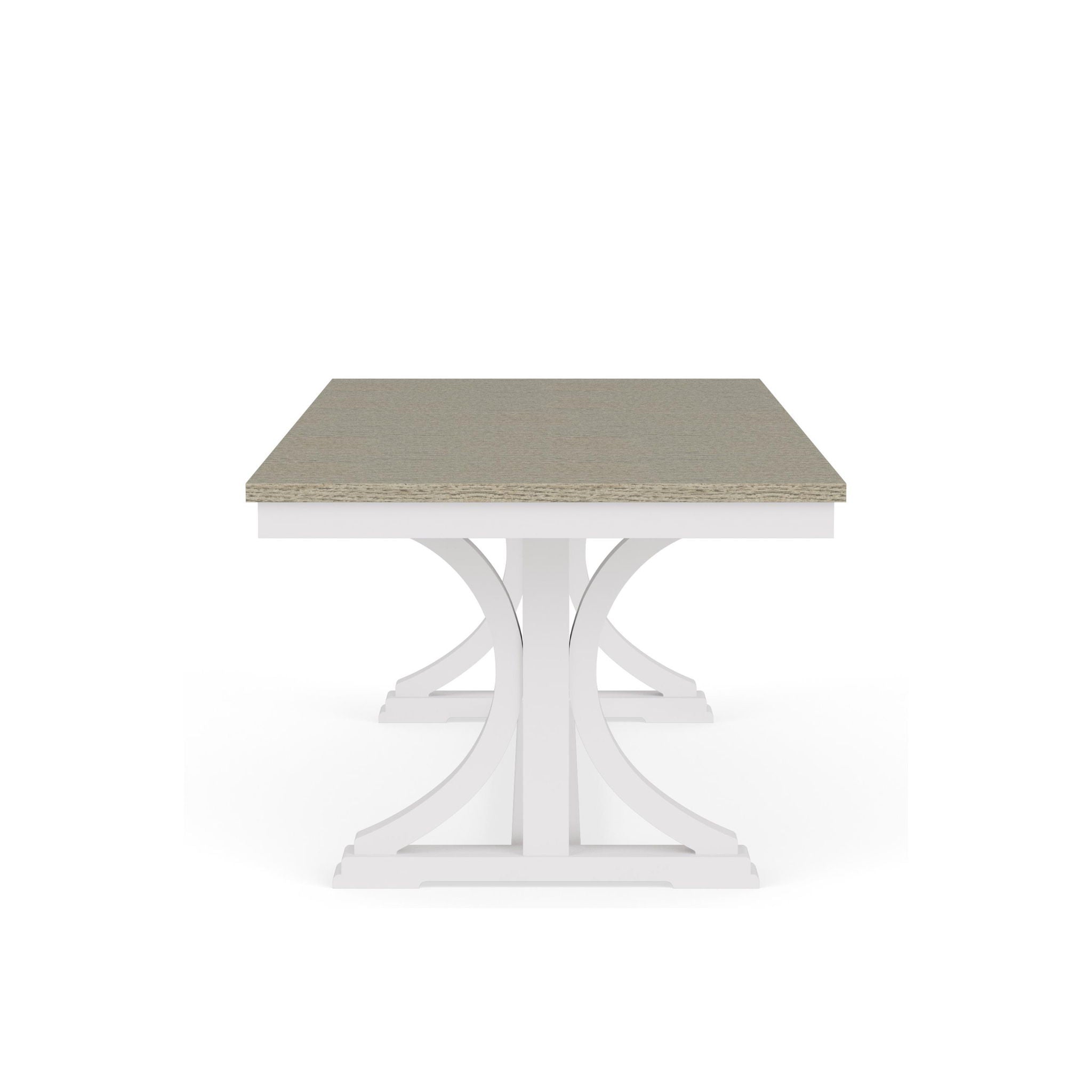 Cora - Trestle Dining Table - Cloud / Fog