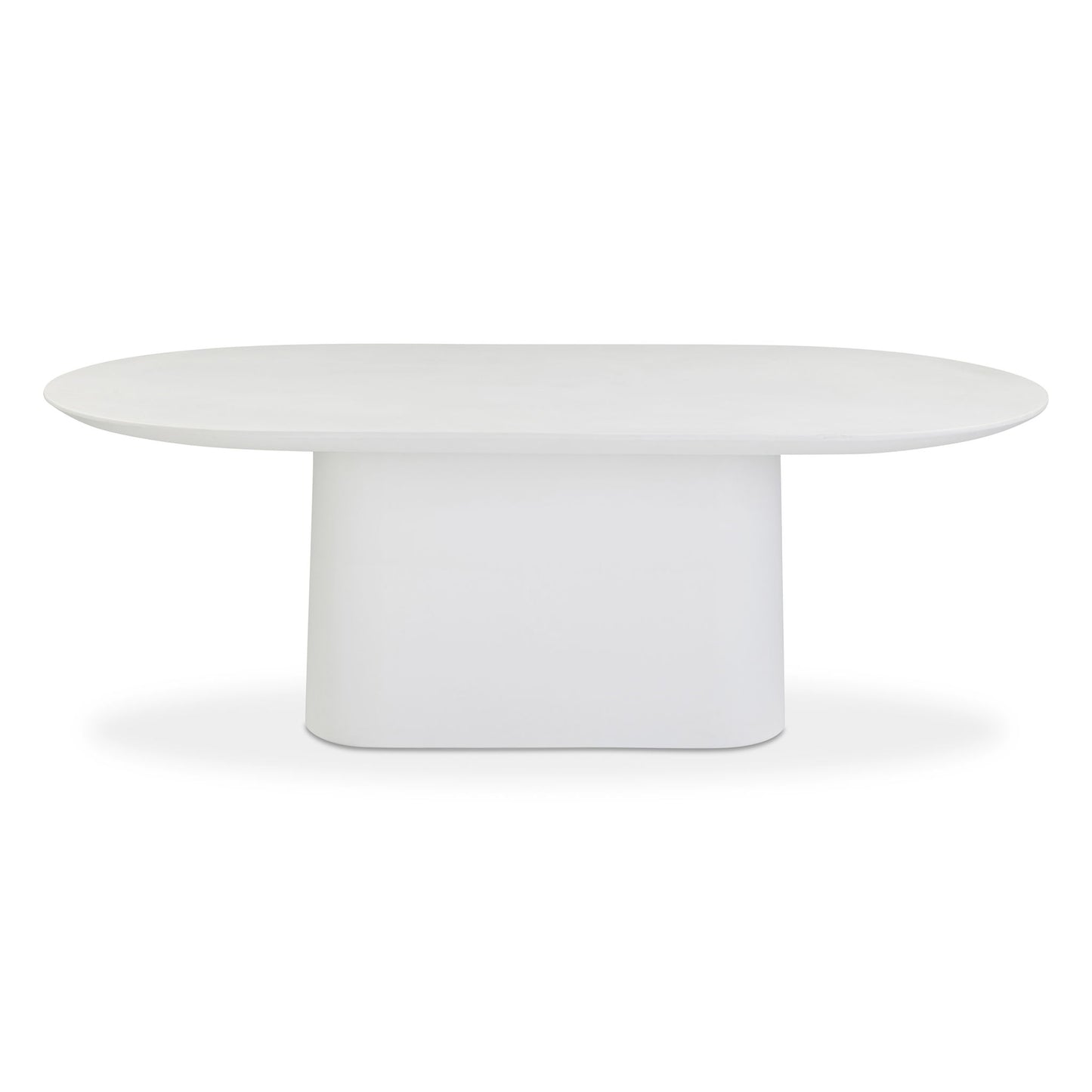 Nara - Indoor / Outdoor Concrete Dining Table - Pure White