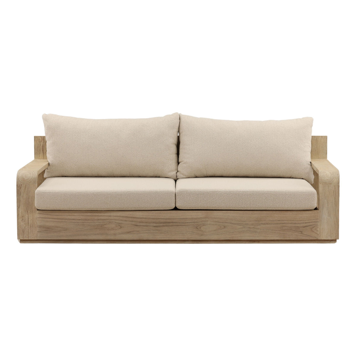Lucrecia - Outdoor Sofa - Sand And Natural