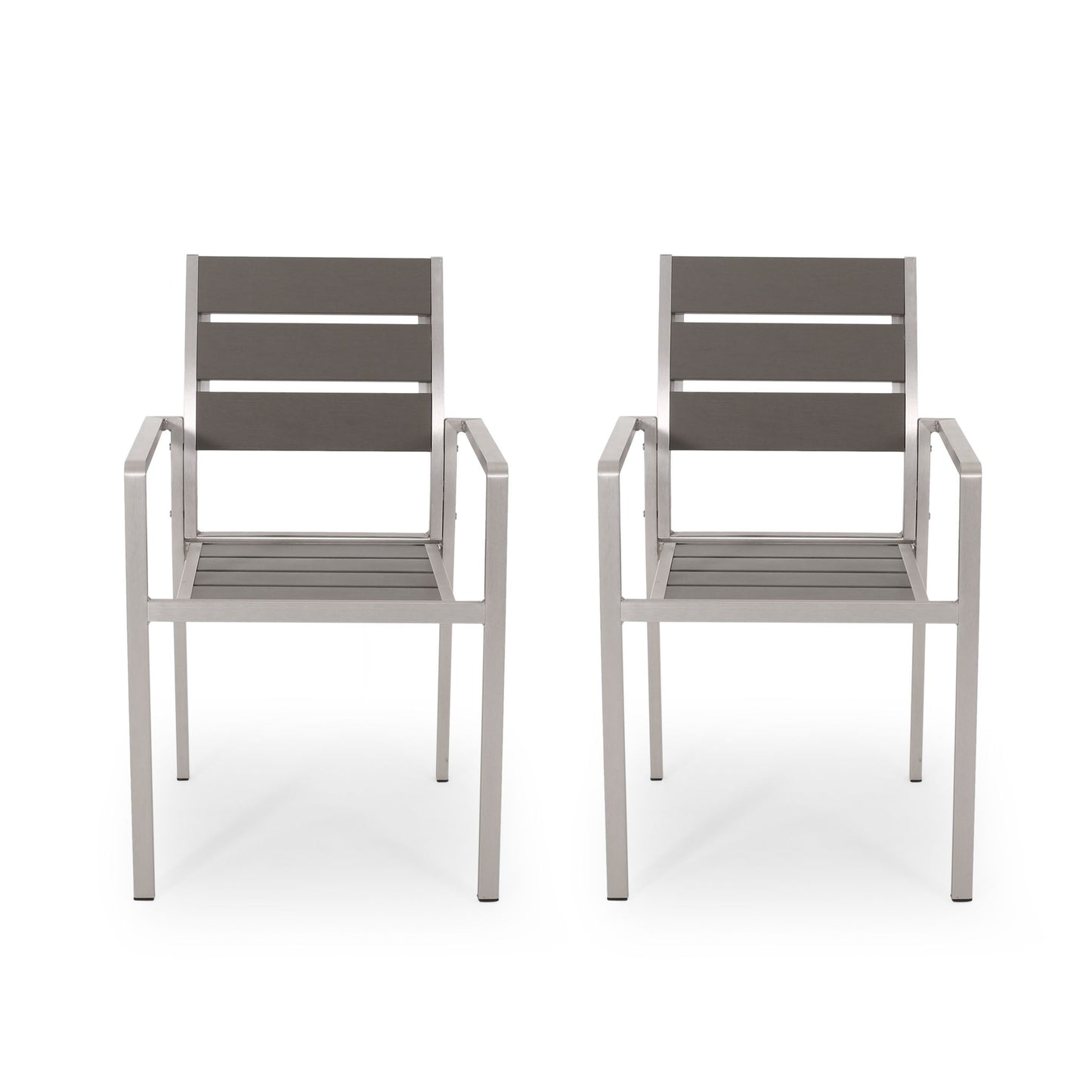 Dreamlan - Outdoor Aluminum Dining Chair (Set of 2)