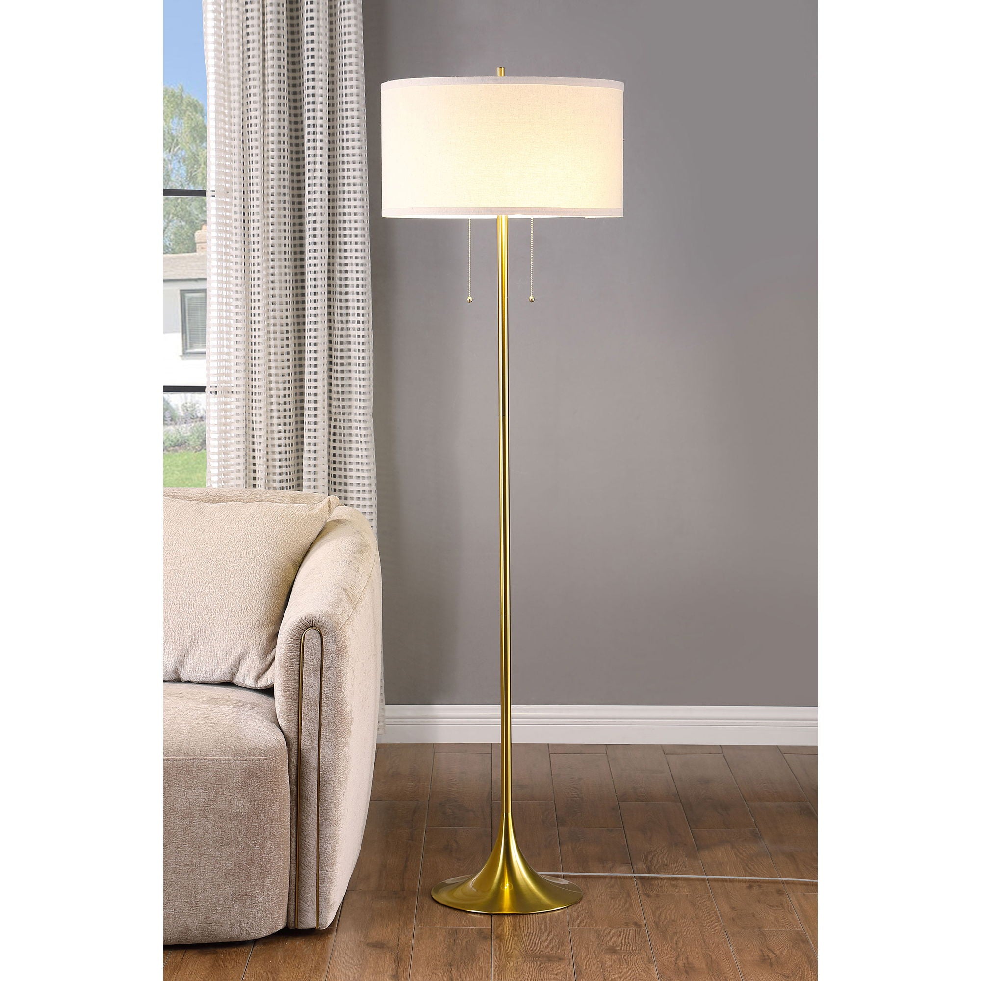 Bellflower - Drum Shade Lamp