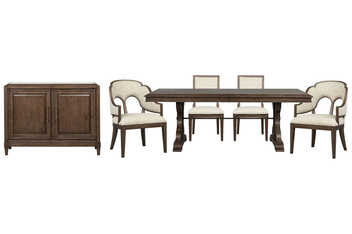 Jubilee - Extendable Trestle Dining Table Set