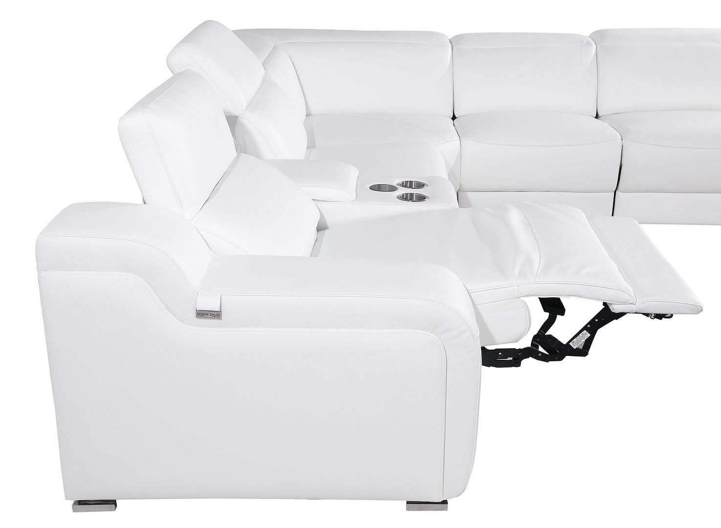 1116 - 8-Piece U-Shaped Sectional Sofa In With 4 Power Recliners & Power Headrests