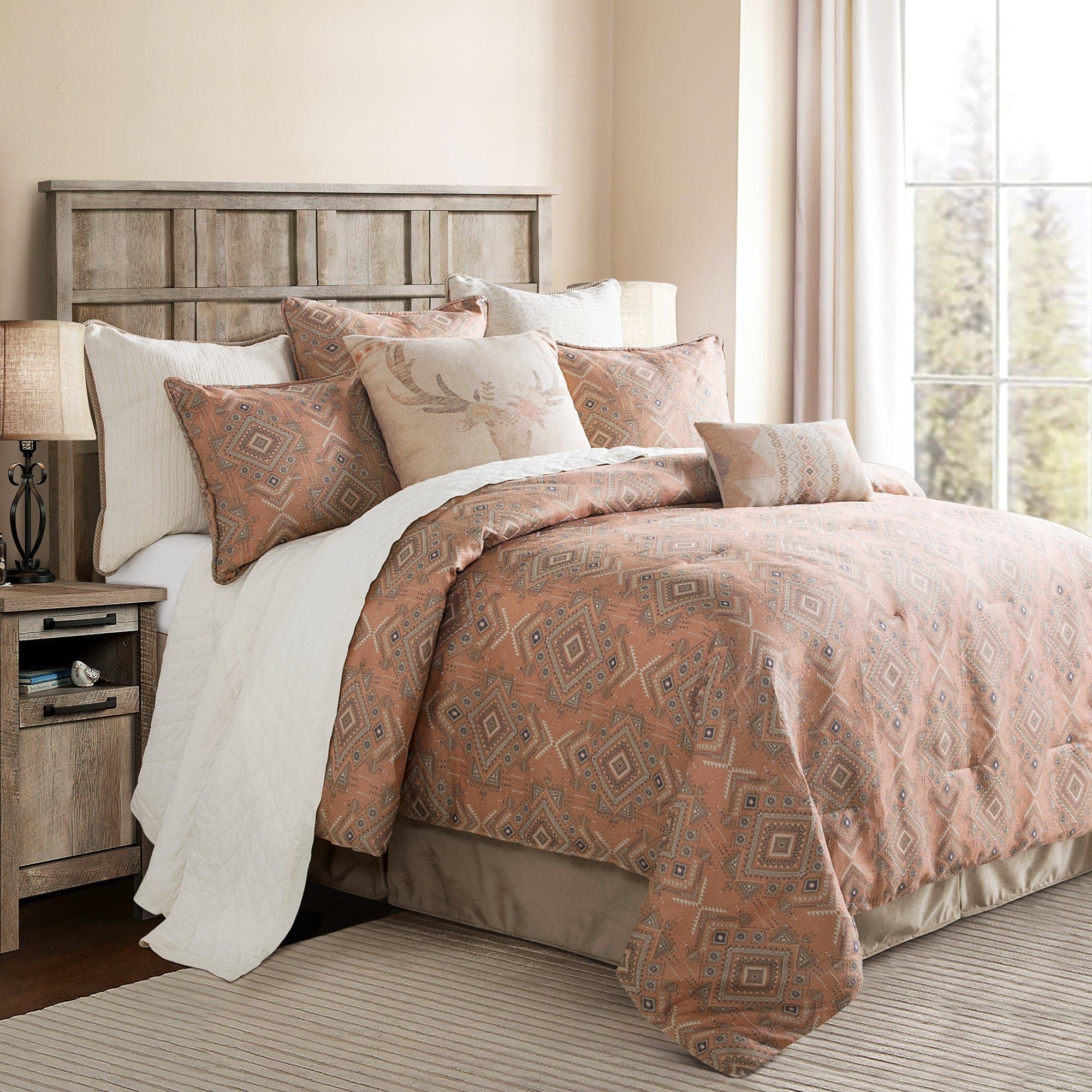 Sedona - Twin Comforter Set (Set of 2) - Pale Sienna