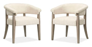 Braelyn - Upholstered Host Chair (Set of 2) - Dorian Gray